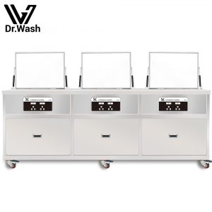 Máy rửa siêu âm công nghiệp 3 bể T-3018GH, 61 Lít